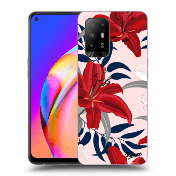 Θήκη για OPPO A94 5G - Red Lily