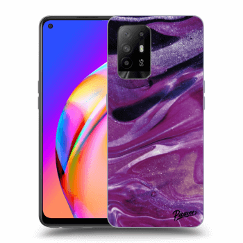 Θήκη για OPPO A94 5G - Purple glitter