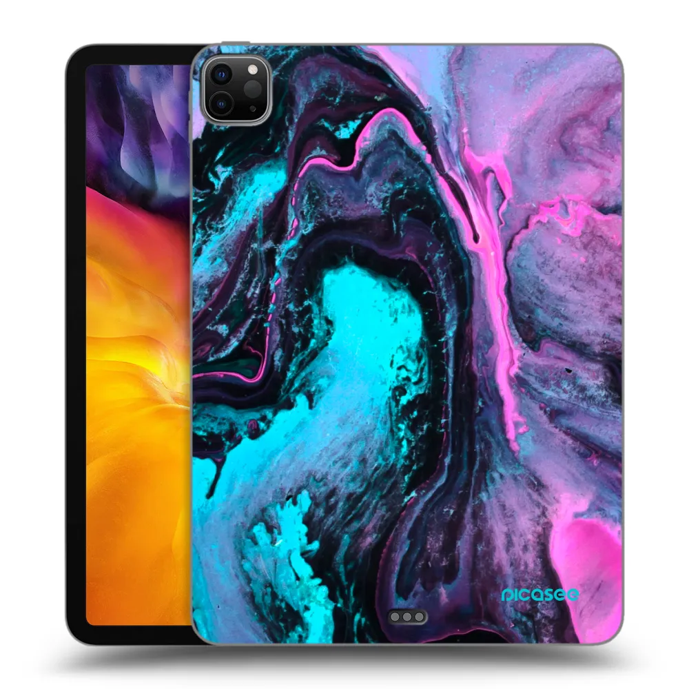 Picasee Μαύρη θήκη σιλικόνης για Apple iPad Pro 11" 2022 M2 (4.generace) - Lean 2