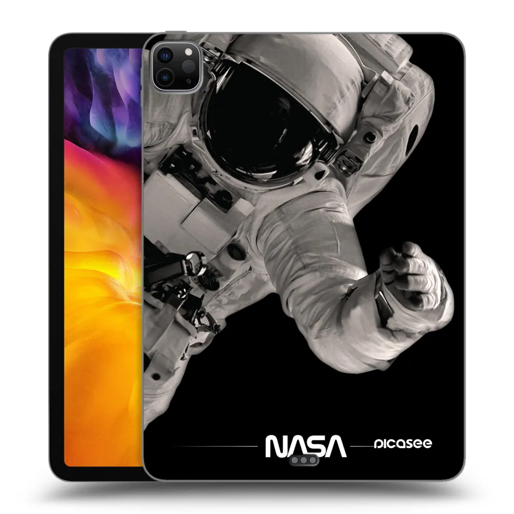 Picasee Μαύρη θήκη σιλικόνης για Apple iPad Pro 11" 2022 M2 (4.generace) - Astronaut Big