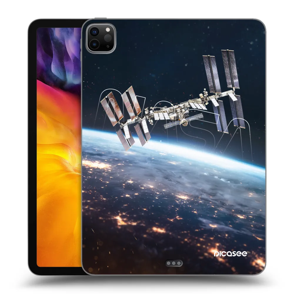 Picasee Μαύρη θήκη σιλικόνης για Apple iPad Pro 11" 2022 M2 (4.generace) - Station