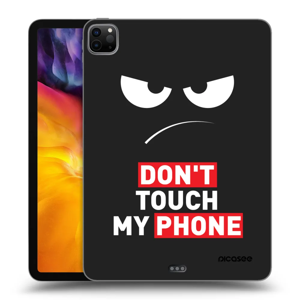 Picasee Μαύρη θήκη σιλικόνης για Apple iPad Pro 11" 2022 M2 (4.generace) - Angry Eyes - Transparent