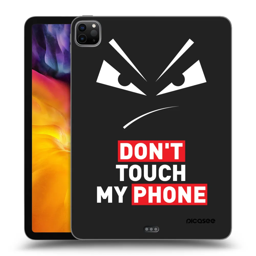 Picasee Μαύρη θήκη σιλικόνης για Apple iPad Pro 11" 2022 M2 (4.generace) - Evil Eye - Transparent