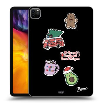 Θήκη για Apple iPad Pro 11" 2022 M2 (4.generace) - Christmas Stickers