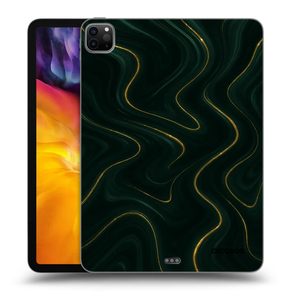 Picasee Μαύρη θήκη σιλικόνης για Apple iPad Pro 11" 2022 M2 (4.generace) - Vawes