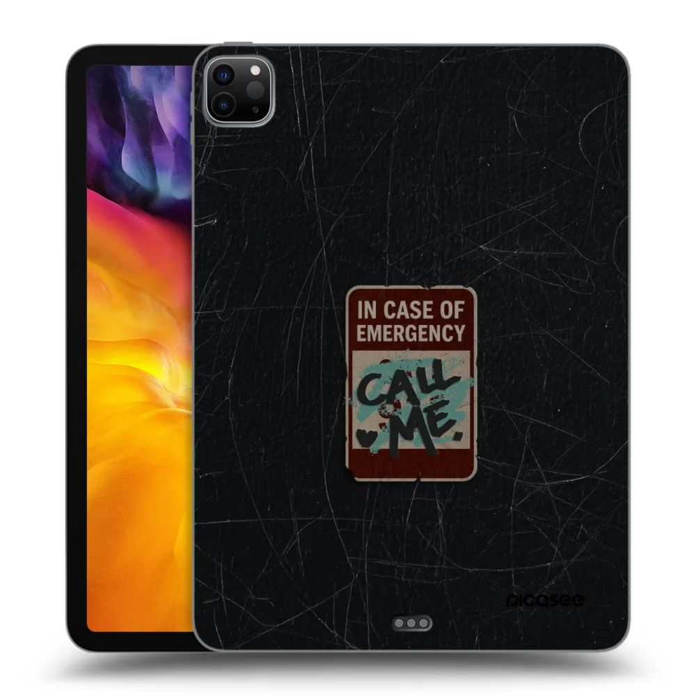 Picasee Μαύρη θήκη σιλικόνης για Apple iPad Pro 11" 2022 M2 (4.generace) - EMERGENCY