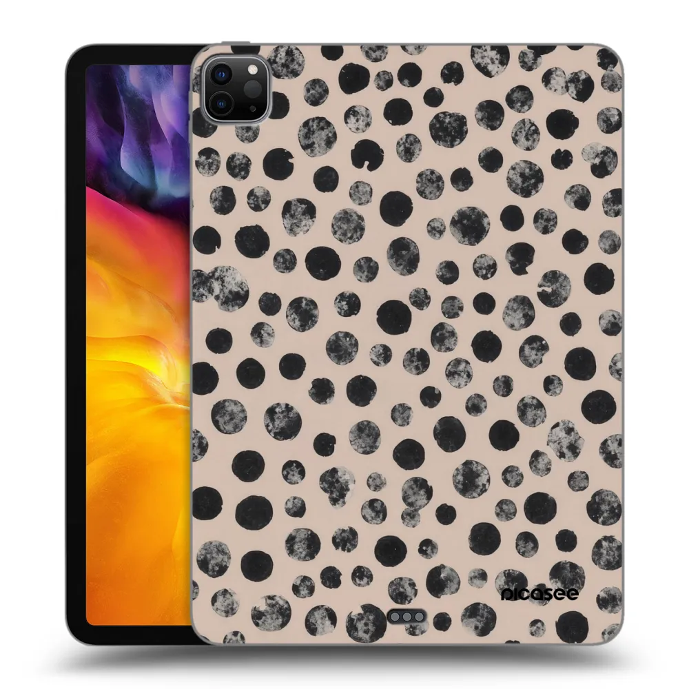 Picasee Μαύρη θήκη σιλικόνης για Apple iPad Pro 11" 2022 M2 (4.generace) - Dots