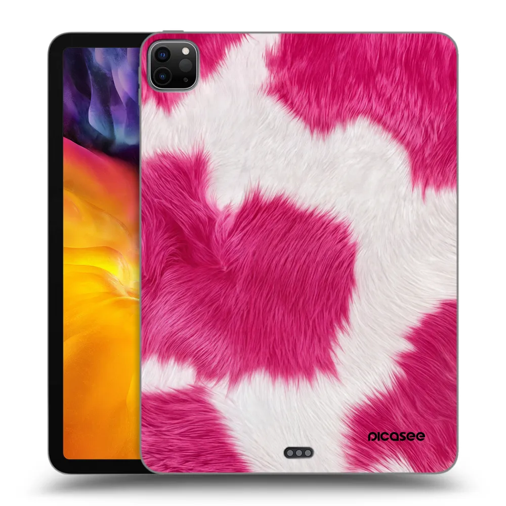 Picasee Μαύρη θήκη σιλικόνης για Apple iPad Pro 11" 2022 M2 (4.generace) - Pink Moo