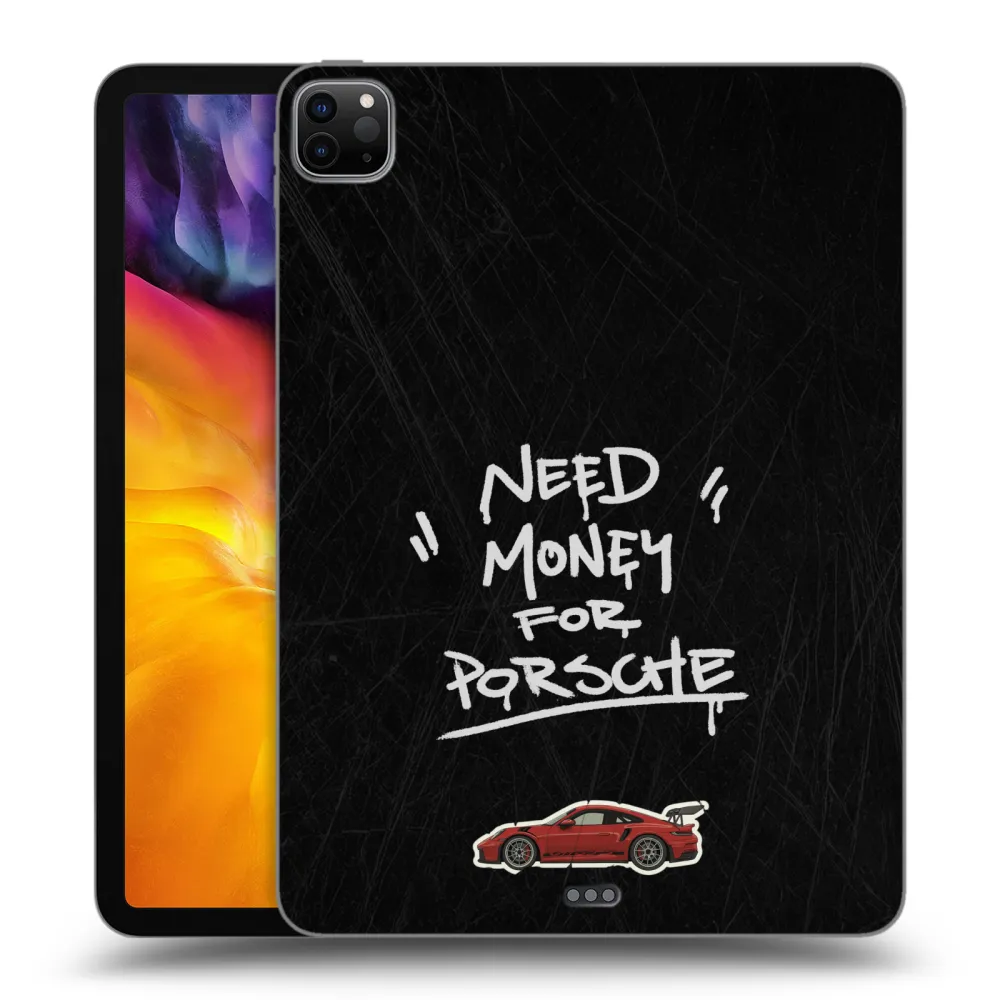 Picasee Μαύρη θήκη σιλικόνης για Apple iPad Pro 11" 2022 M2 (4.generace) - Dark Racer