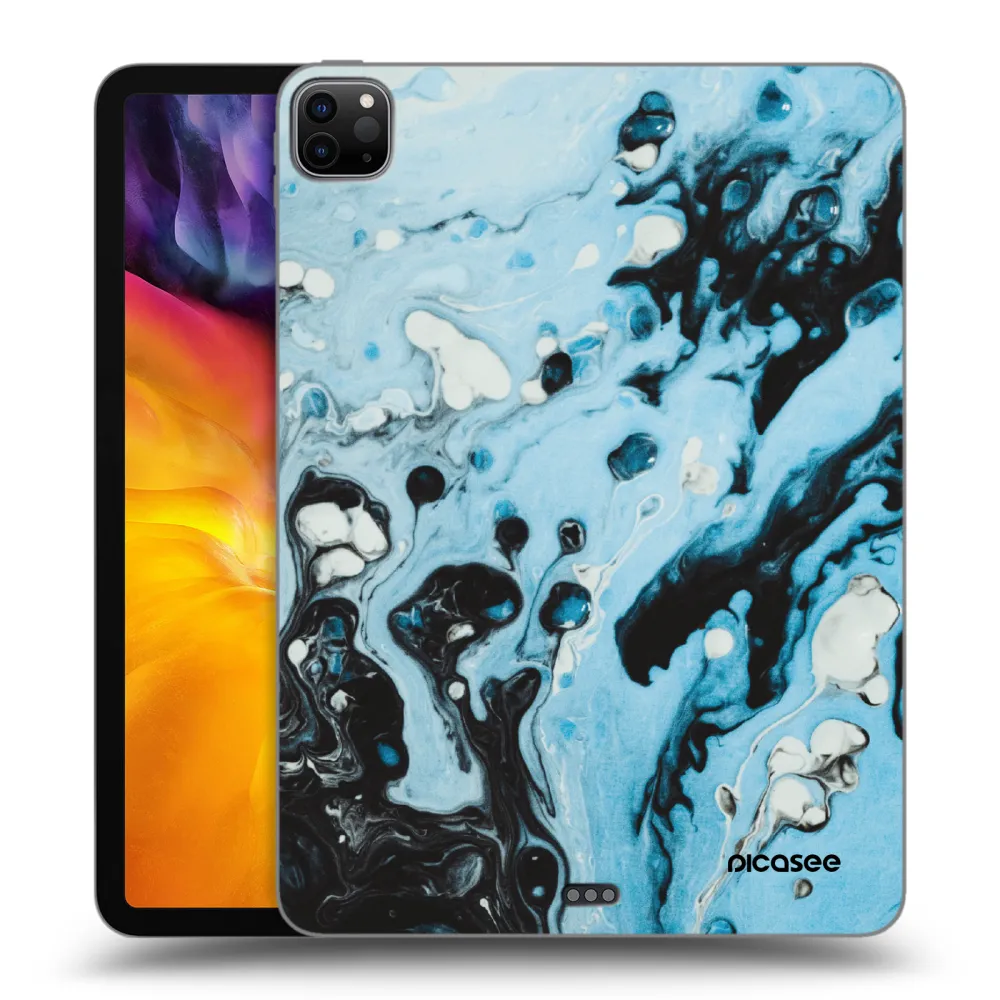 Picasee Μαύρη θήκη σιλικόνης για Apple iPad Pro 11" 2022 M2 (4.generace) - Organic blue