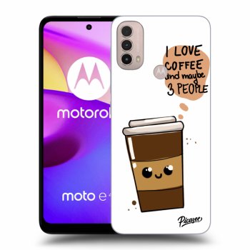 Θήκη για Motorola Moto E40 - Cute coffee