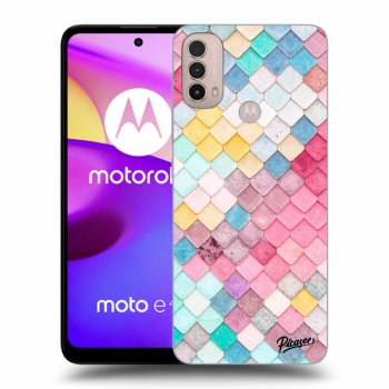 Θήκη για Motorola Moto E40 - Colorful roof