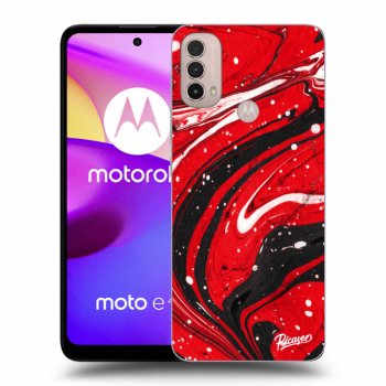 Θήκη για Motorola Moto E40 - Red black