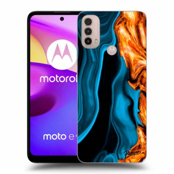 Θήκη για Motorola Moto E40 - Gold blue