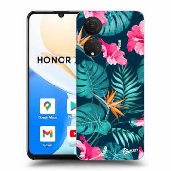 Θήκη για Honor X7 - Pink Monstera