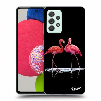 Θήκη για Samsung Galaxy A73 5G - Flamingos couple