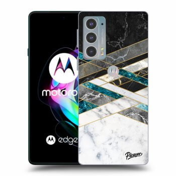 Θήκη για Motorola Edge 20 - Black & White geometry