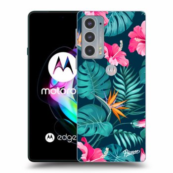 Θήκη για Motorola Edge 20 - Pink Monstera