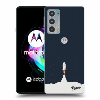 Picasee Μαύρη θήκη σιλικόνης για Motorola Edge 20 - Astronaut 2