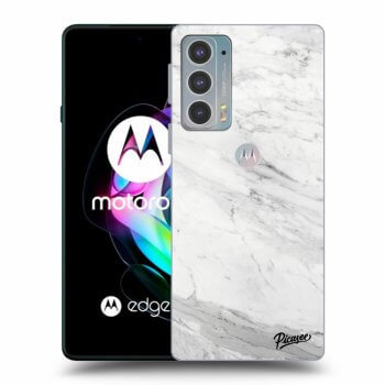 Θήκη για Motorola Edge 20 - White marble