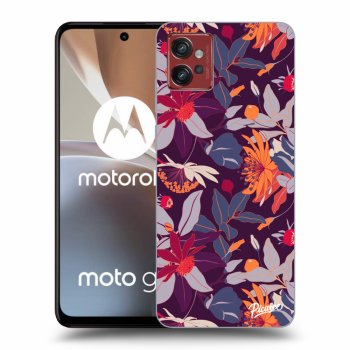 Θήκη για Motorola Moto G32 - Purple Leaf