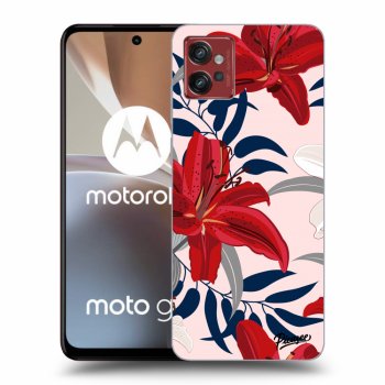 Θήκη για Motorola Moto G32 - Red Lily
