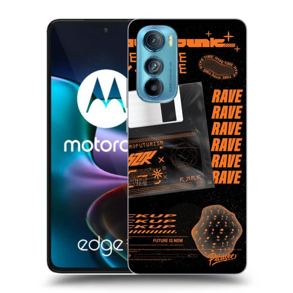Picasee Μαύρη θήκη σιλικόνης για Motorola Edge 30 - RAVE