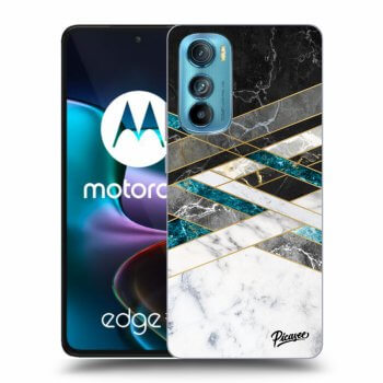Θήκη για Motorola Edge 30 - Black & White geometry