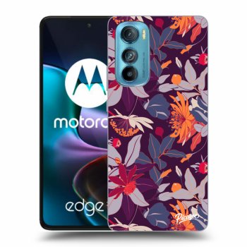 Θήκη για Motorola Edge 30 - Purple Leaf