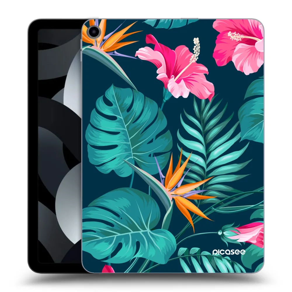 Picasee διαφανής θήκη σιλικόνης Apple iPad Pro 11" 2019 (1.gen.) - Pink Monstera