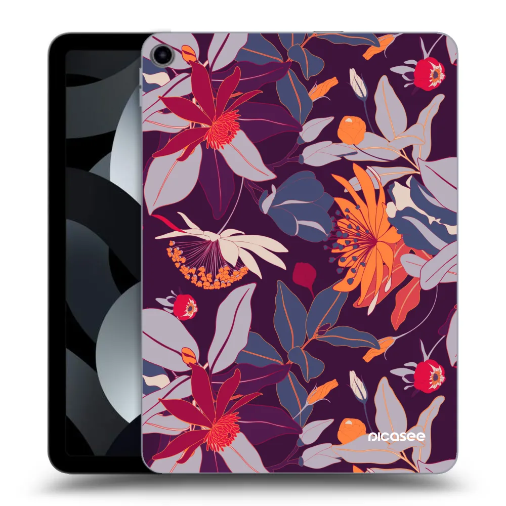 Picasee διαφανής θήκη σιλικόνης Apple iPad Pro 11" 2019 (1.gen.) - Purple Leaf