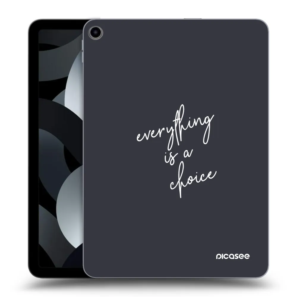Picasee διαφανής θήκη σιλικόνης Apple iPad Pro 11" 2019 (1.gen.) - Everything is a choice