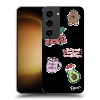 Θήκη για Samsung Galaxy S23 5G - Christmas Stickers