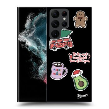 Picasee ULTIMATE CASE PowerShare για Samsung Galaxy S23 Ultra 5G - Christmas Stickers