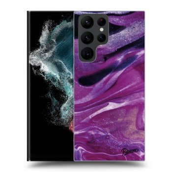 Θήκη για Samsung Galaxy S23 Ultra 5G - Purple glitter