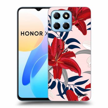 Θήκη για Honor X8 5G - Red Lily