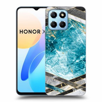 Θήκη για Honor X6 - Blue geometry