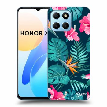 Θήκη για Honor X6 - Pink Monstera
