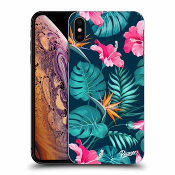 Θήκη για Apple iPhone XS Max - Pink Monstera