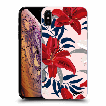 Θήκη για Apple iPhone XS Max - Red Lily