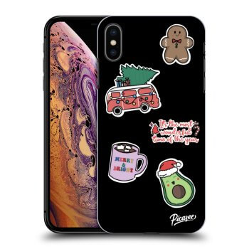 Θήκη για Apple iPhone XS Max - Christmas Stickers