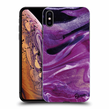 Θήκη για Apple iPhone XS Max - Purple glitter