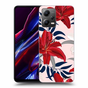 Θήκη για Xiaomi Poco X5 - Red Lily