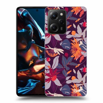 Θήκη για Xiaomi Poco X5 Pro - Purple Leaf