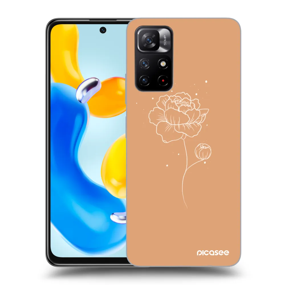 Picasee ULTIMATE CASE για Xiaomi Redmi Note 11S 5G - Peonies
