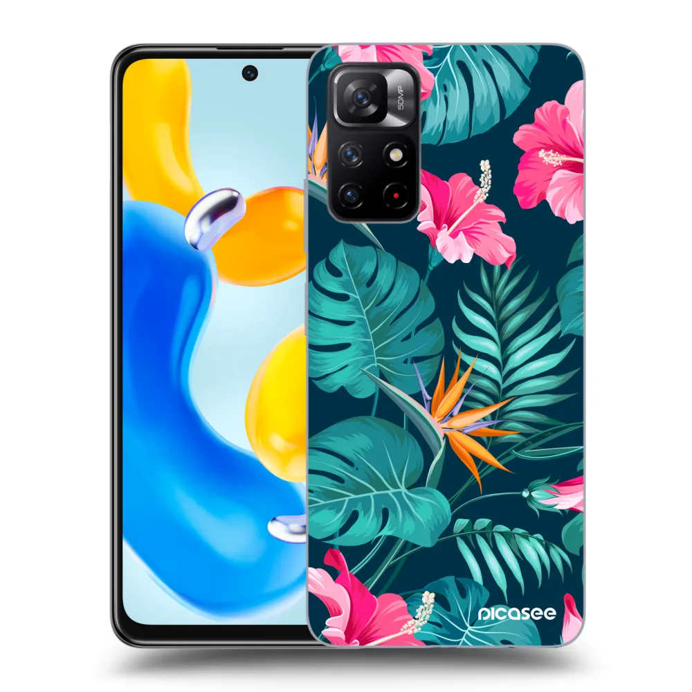 Picasee ULTIMATE CASE για Xiaomi Redmi Note 11S 5G - Pink Monstera