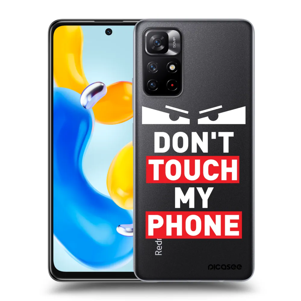 Picasee διαφανής θήκη σιλικόνης Xiaomi Redmi Note 11S 5G - Shadow Eye - Transparent