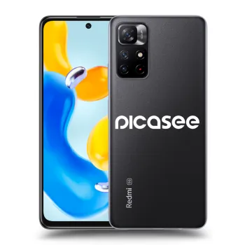 Picasee διαφανής θήκη σιλικόνης Xiaomi Redmi Note 11S 5G - Picasee - new logo - white