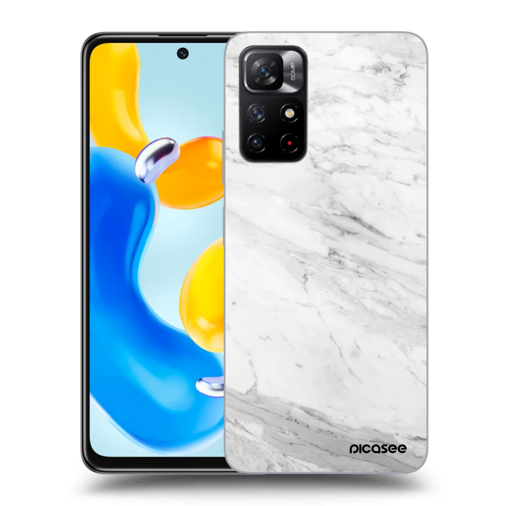Picasee ULTIMATE CASE για Xiaomi Redmi Note 11S 5G - White marble