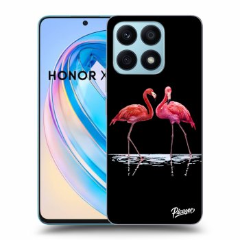 Θήκη για Honor X8a - Flamingos couple